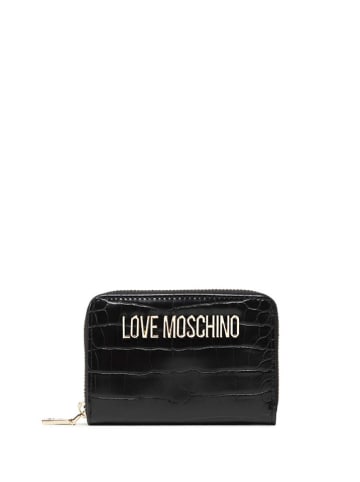 Love Moschino Portemonnee zwart - (B)9 x (H)13 x (D)2 cm