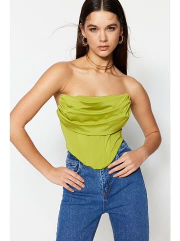 trendyol Top in Limette