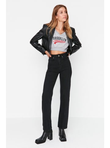 trendyol Dżinsy - Slim fit - w kolorze czarnym