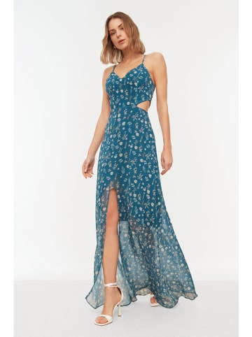 trendyol Sukienka w kolorze niebiesko-beżowym