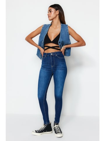 trendyol Spijkerbroek donkerblauw