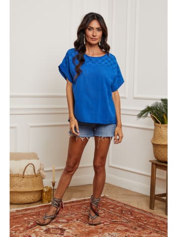 Joséfine Bluse "Lutarce" in Blau