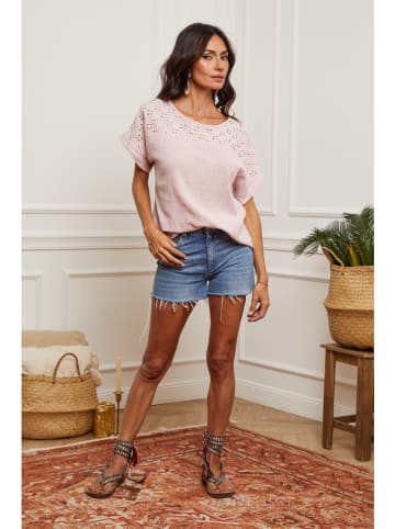 Joséfine Bluse "Lutarce" in Hellrosa