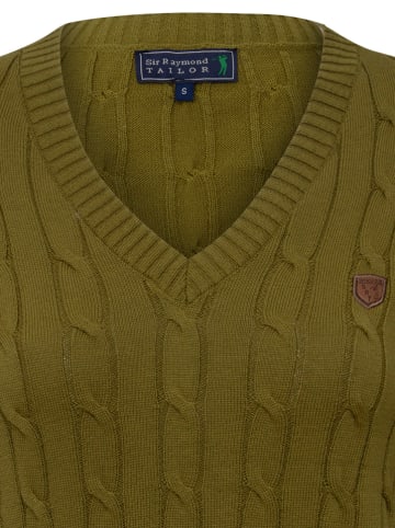 SIR RAYMOND TAILOR Sweter "Frenze" w kolorze khaki