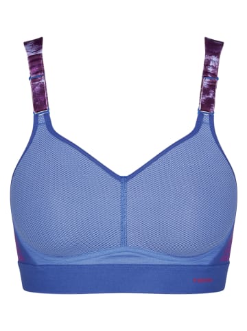 Triumph Biustonosz sportowy "Triaction Hybrid Lite" w kolorze niebieskim