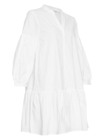 MOSS COPENHAGEN Sukienka "Lynella Cenilla" w kolorze białym