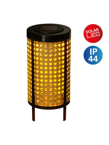 näve LED-Solarleuchte "Patti" in Gelb - (H)26 x Ø 12 cm