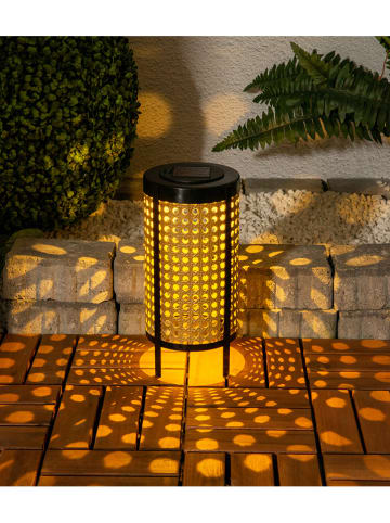 näve LED-Solarleuchte "Patti" in Gelb - (H)26 x Ø 12 cm