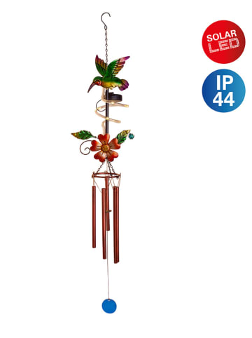 näve LED-Solar-Windspiel "Colibri" in Bunt - (B)10,8 x (H)98 x (T)17 cm