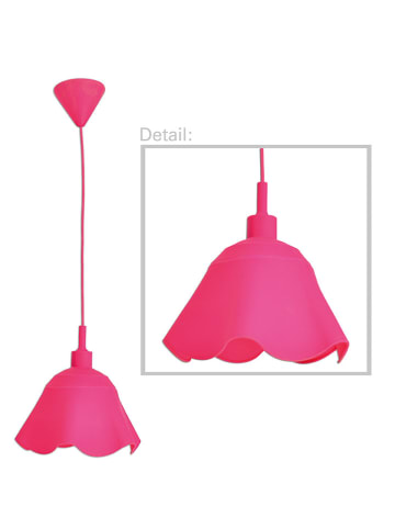 näve Hängeleuchte "Leya" in Pink - (H)125 x Ø 30 cm