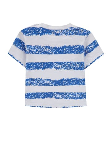 Kanz Koszulka w kolorze niebiesko-białym