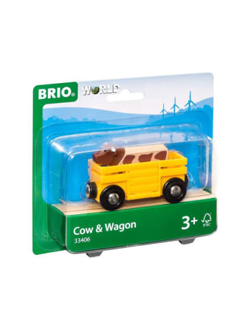 Brio Tierwagen mit Kuh - ab 3 Jahren