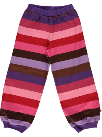 Småfolk Spodnie dresowe w kolorze różowo-fioletowym