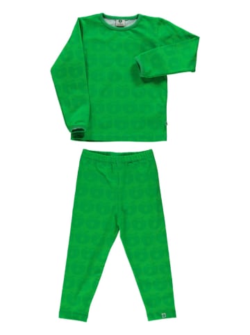 Småfolk Piżama w kolorze zielonym
