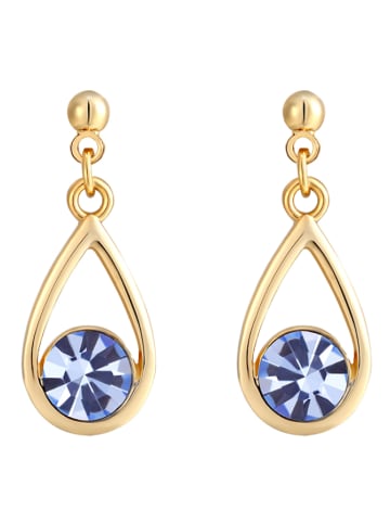 Park Avenue Vergold. Ohrstecker mit Swarovski Kristallen