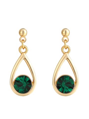 Park Avenue Pozłacane kolczyki-wkrętki z kryształami Swarovski