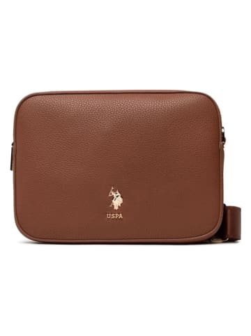 U.S. Polo Assn. Torebka "Mansion" w kolorze jasnobrązowym
