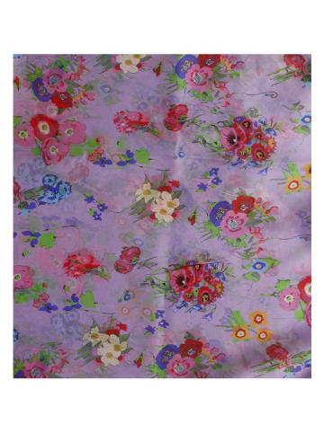 Made in Silk Seiden-Schal in Flieder - (L)190 x (B)110 cm