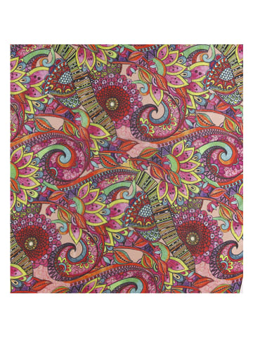 Made in Silk Jedwabny szal w kolorze różowo-żółtym- 190 x 110 cm