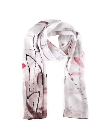 Made in Silk Zijden sjaal lichtgrijs - (L)170 x (B)50 cm
