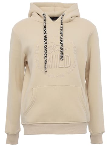 Zwillingsherz Hoodie "Nelina" in Beige