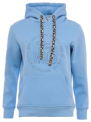 Zwillingsherz Hoodie "Nelina" in Hellblau