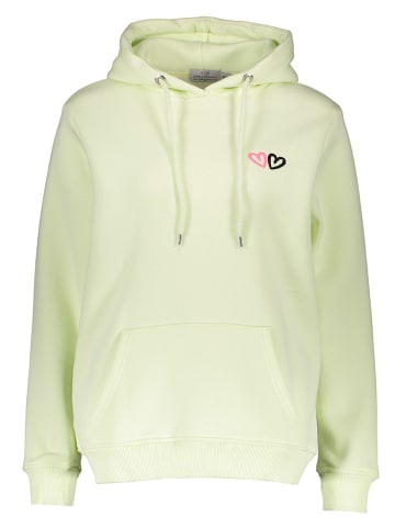 Zwillingsherz Hoodie "Lima" in Hellgrün