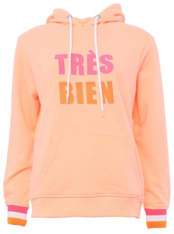 Zwillingsherz Hoodie "Keira" abrikooskleurig