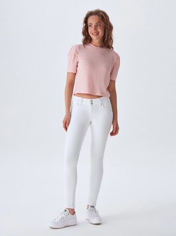 LTB Dżinsy "Molly M" - Slim fit - w kolorze białym