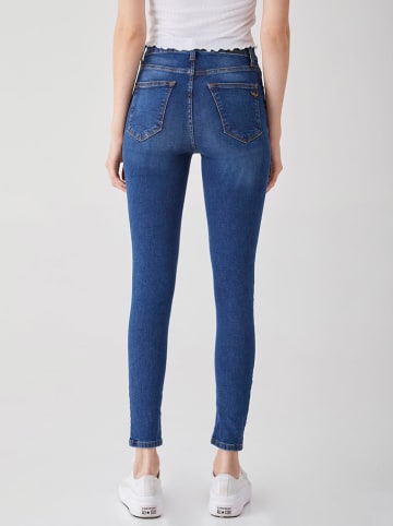 LTB Dżinsy "Amy X Ikeda" - Skinny fit - w kolorze niebieskim