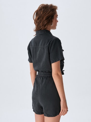 LTB Spijkerjumpsuit "Evalina" zwart