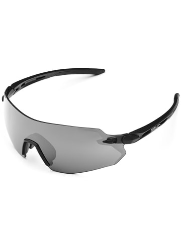 Briko Unisekssportbril "Superleggero 2" zwart/grijs