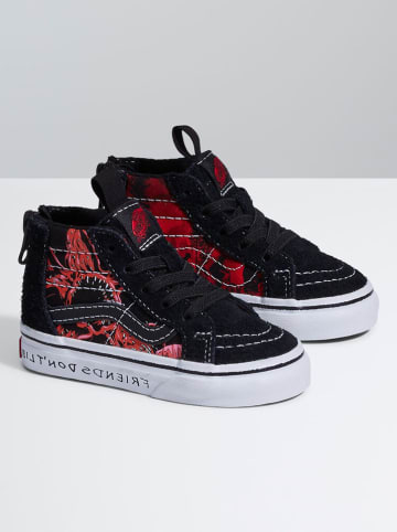 Vans Sneakersy "SK8-Hi" w kolorze czarno-czerwonym