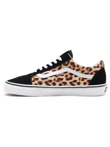 Vans Sneakers "Old Skool" in Schwarz/ Hellbraun