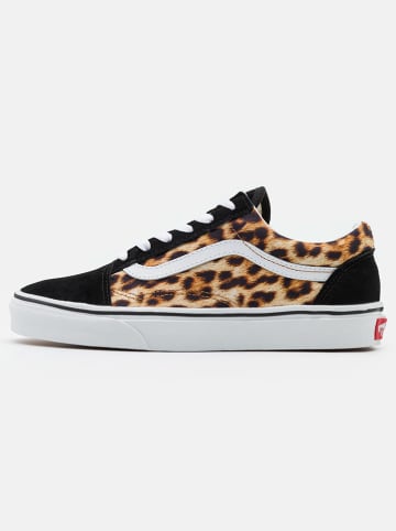Vans Sneakers "Old Skool" in Schwarz/ Hellbraun