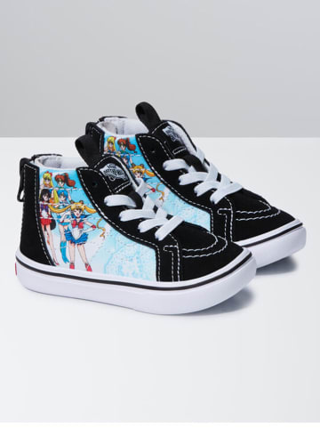 Vans Sneakersy "ComfyCush SK8-Hi" w kolorze czarnym ze wzorem