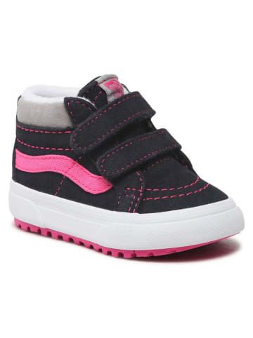 Vans Leren sneakers "SK8-Mid Reissue" zwart/roze