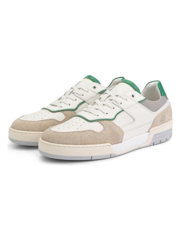 NoGRZ Leren sneakers "G.Grayson" beige/wit