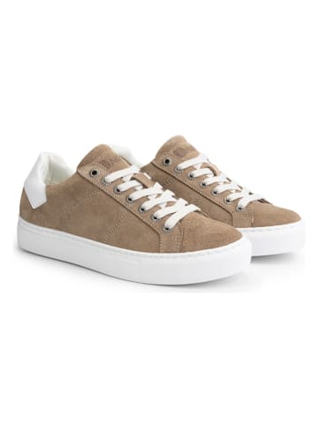 NoGRZ Leder-Sneakers "P.Paget" in Hellbraun