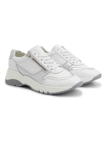 NoGRZ Skórzane sneakersy "R.Russell" w kolorze białym
