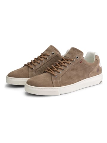 NoGRZ Leren sneakers "T.Telford" lichtbruin