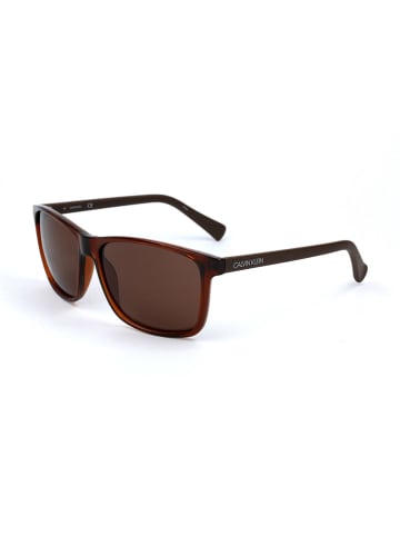 Calvin Klein Herren-Sonnenbrille in Braun