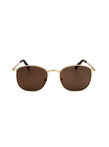 Calvin Klein Herenzonnebril goudkleurig/bruin