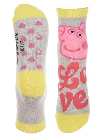 Peppa Pig Sokken grijs/geel