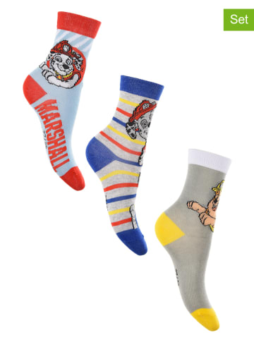 Paw Patrol 3-delige set: sokken meerkleurig