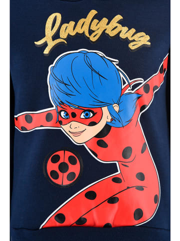 Lady Bug Hoodie "Lady Bug" in Dunkelblau/ Bunt