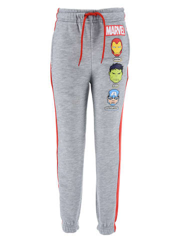 Avengers Spodnie dresowe w kolorze szaro-czerwonym