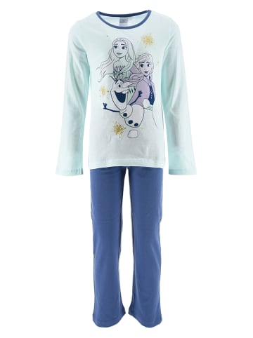 Disney Frozen Pyjama in Blau/ Hellblau