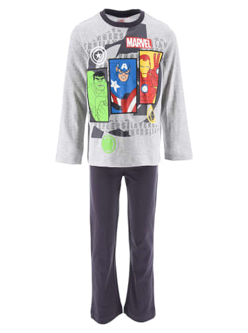 Avengers Pyjama in Grau/ Bunt