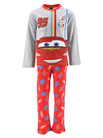 Cars Pyjama grijs/rood